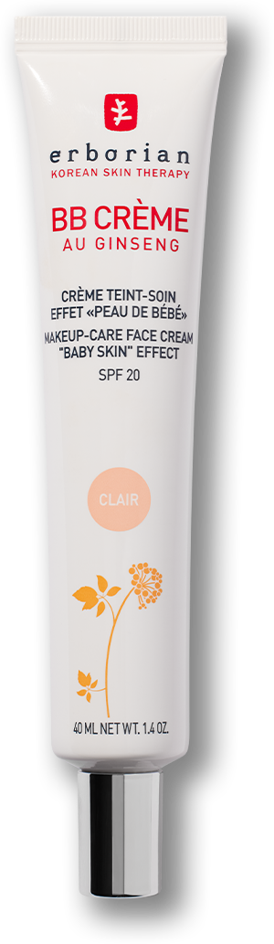 Erborian BB крем 5 в 1 для лица Baby skin, SPF 20 BB Creme Au Ginseng SPF20 Clair (40 мл, оттенок: светлый)