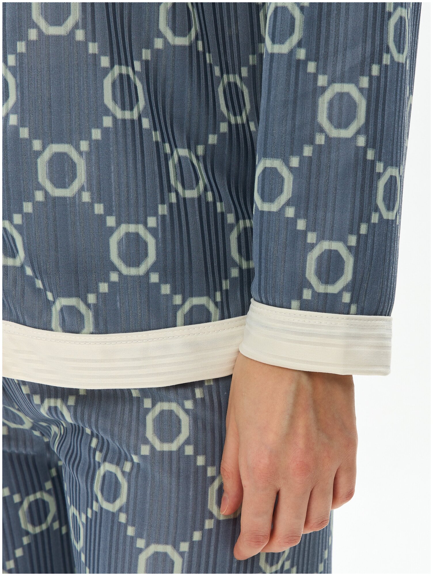 Пижама женская с брюками и рубашкой для сна, домашняя одежда 44/L размер - фотография № 18