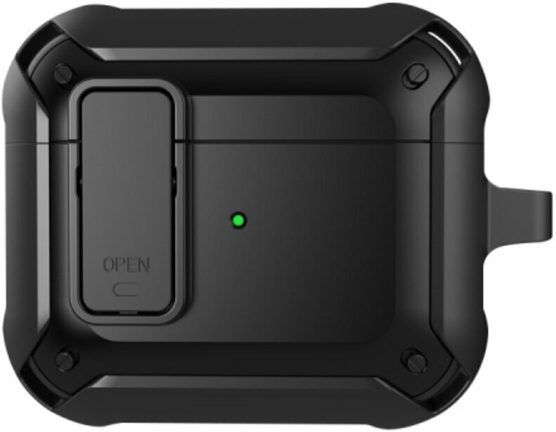 Чехол WiWU Mecha AirPods Case для AirPods 3 Black + Black