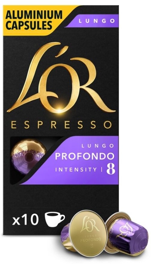 Кофе в капсулах L'OR Espresso Lungo Profondo 10 шт, 52 г, Россия