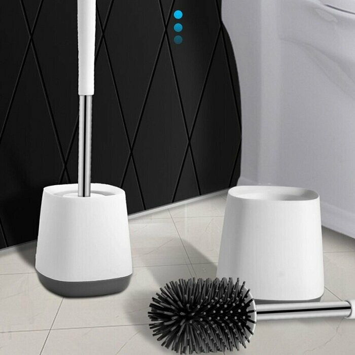 Силиконовый ершик для унитаза / для туалета Ridberg Toilet Brush YYTB-004 (Black) - фотография № 15