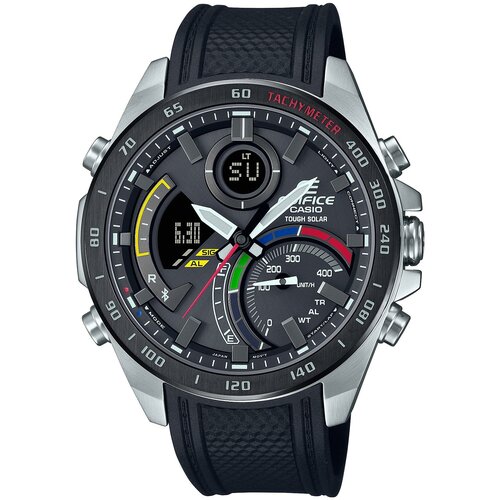 Наручные часы CASIO Edifice ECB-900MP-1A, фуксия, черный