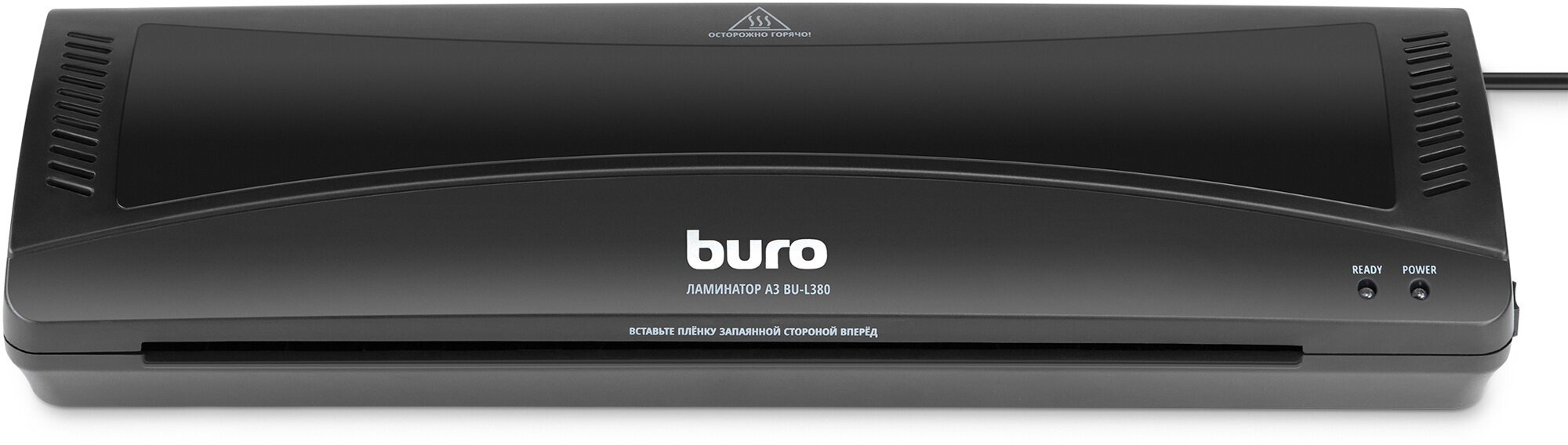 Ламинатор Buro BU-L380 черный (OL380) A3 (80-125мкм) 25см/мин (2вал) хол лам лам фото