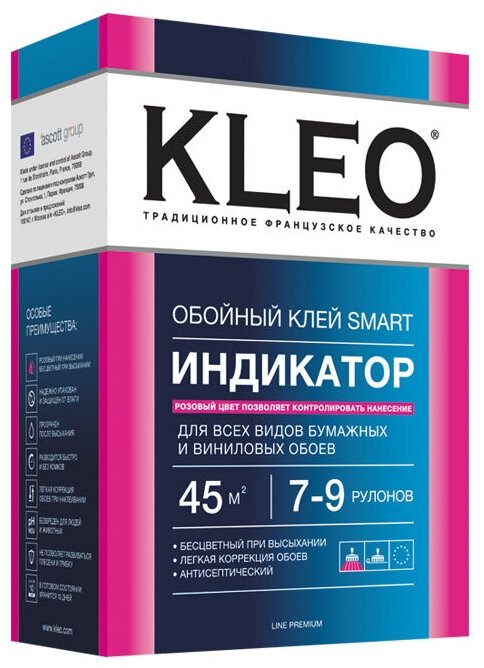 Клей универсальное KLEO SMART Виниловый с Индикатором