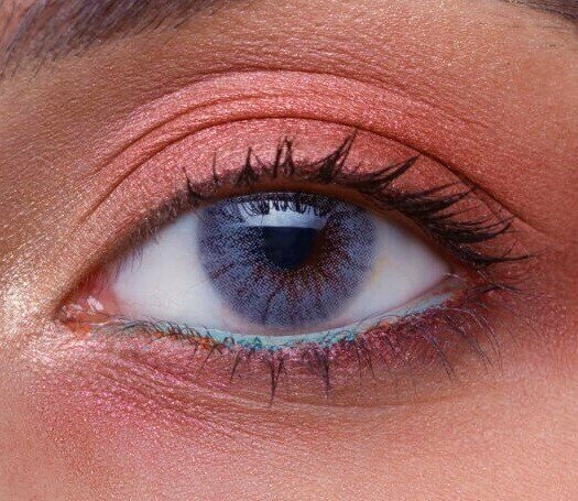 Цветные контактные линзы ALEX LINZA (EOS), Dorie-Gray, 0 / 14.5 / 8.8, 2шт.