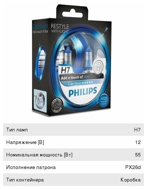 Лампа автомобильная Philips - фото №3