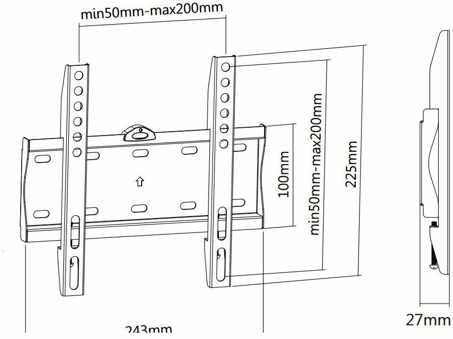 Кронштейн на стену UltraMounts UM 804F, черный - фотография № 3