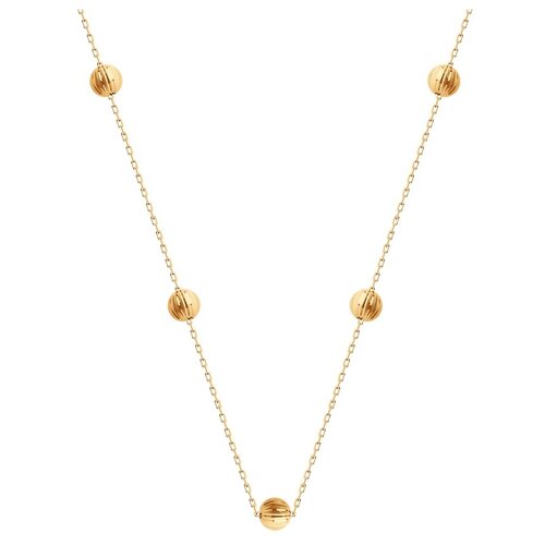 Колье Diamant Колье 51-170-01180-1, красное золото, 585 проба, длина 40 см., красный