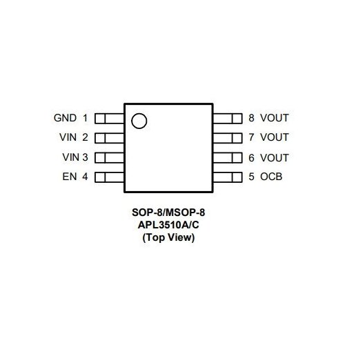 Микросхема APL3510BKI-TRG микросхема apx8131ai trg