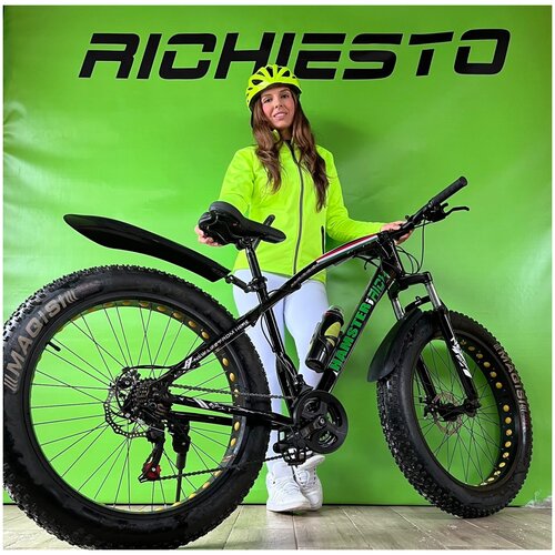 Велосипед фэтбайк Richiesto 26 размер колёс подростковыйвзрослыйженскиймужской 2010000₽