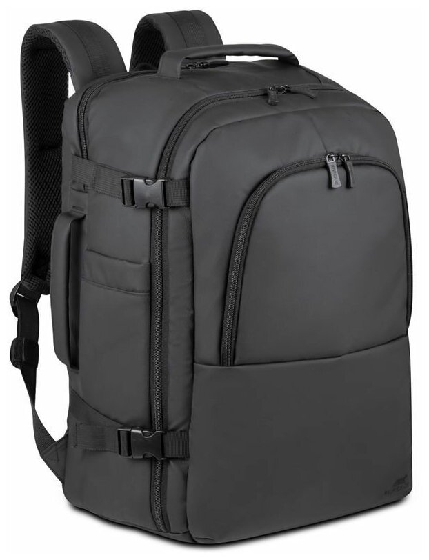 RIVACASE 8465 black ECO Водоотталкивающий городской рюкзак для ноутбука 17'3