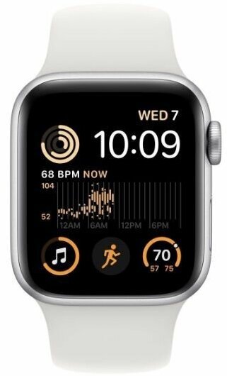 Смарт-часы APPLE Watch SE A2352 серебристый (mkq43ll/a) - фото №14