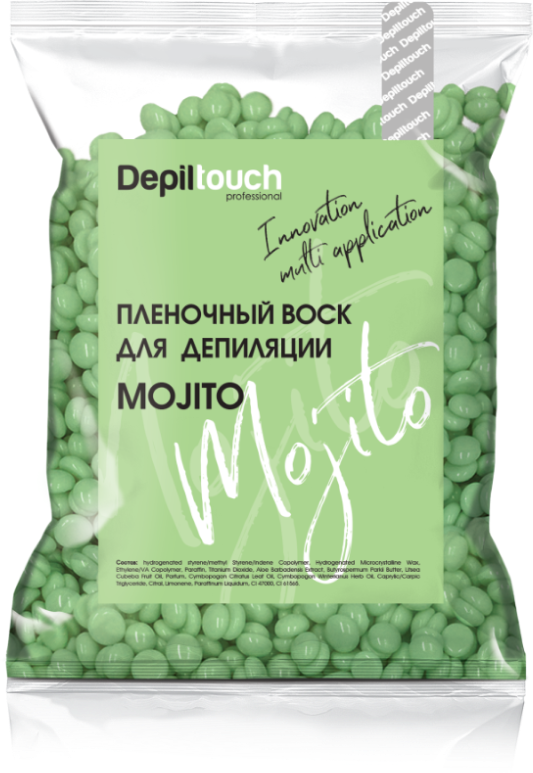 Плёночный воск для депиляции Mojito серии Innovation, 100 гр