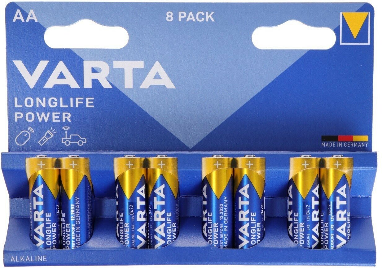 Батарейка Varta High Energy AA, 2 шт. - фото №8