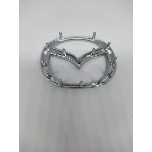Эмблема в руль Mazda серебристая хромированная 67 мм x 53 мм 650₽