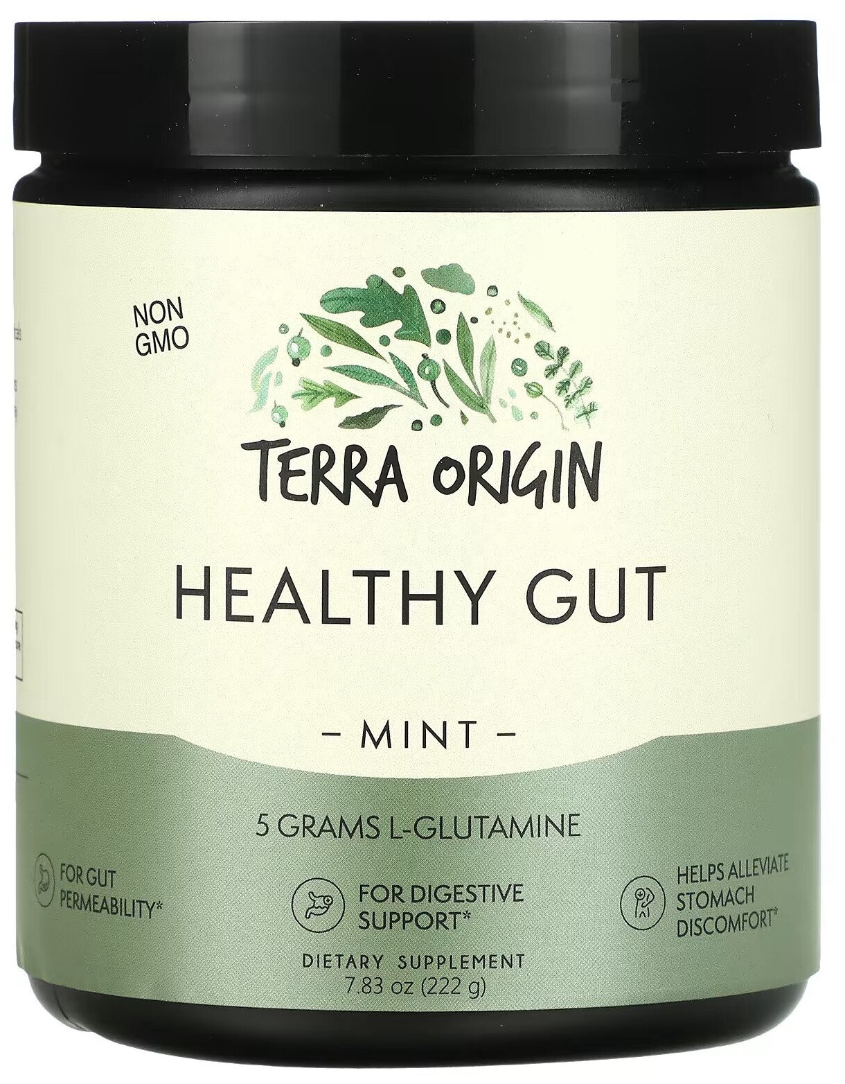 Добавка для нормализации функций желудочно-кишечного тракта добавка Terra Origin Healthy Gut со вкусом меда и лимона 232 г