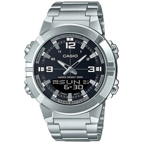 Японские наручные часы Casio Collection AMW-870D-1A с хронографом