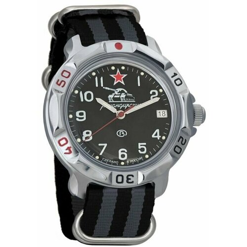 Наручные часы Восток Командирские, серый наручные часы восток командирские механические командирские 431290 black grey серый