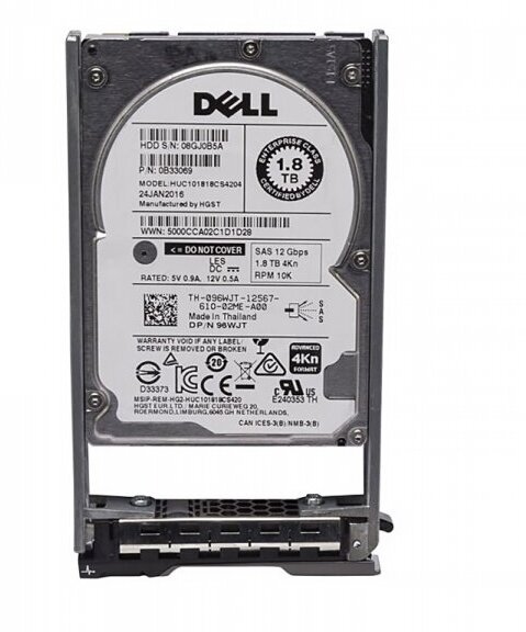 Жесткий диск Dell 400-AIOM 1,8TB SAS 2,5" HHD