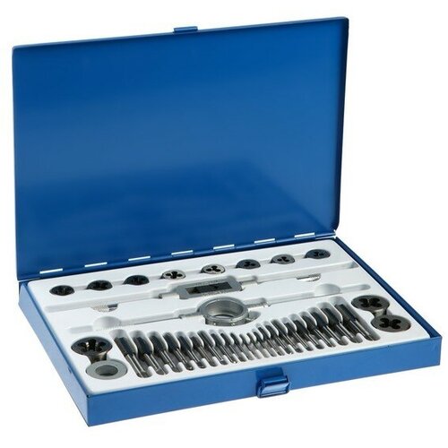 Набор метчиков и плашек тундра М3 - М16 36 предметов 5720₽