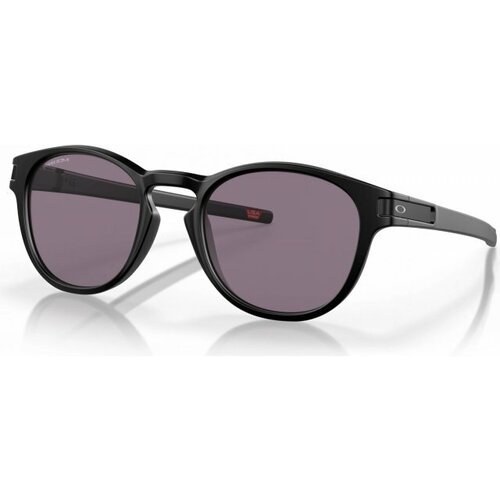 Солнцезащитные очки Oakley, круглые, оправа: пластик, с защитой от УФ, черный