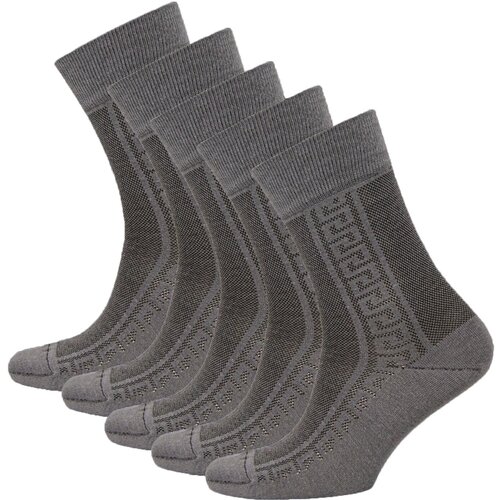 фото Носки status, 5 пар, размер 25, серый