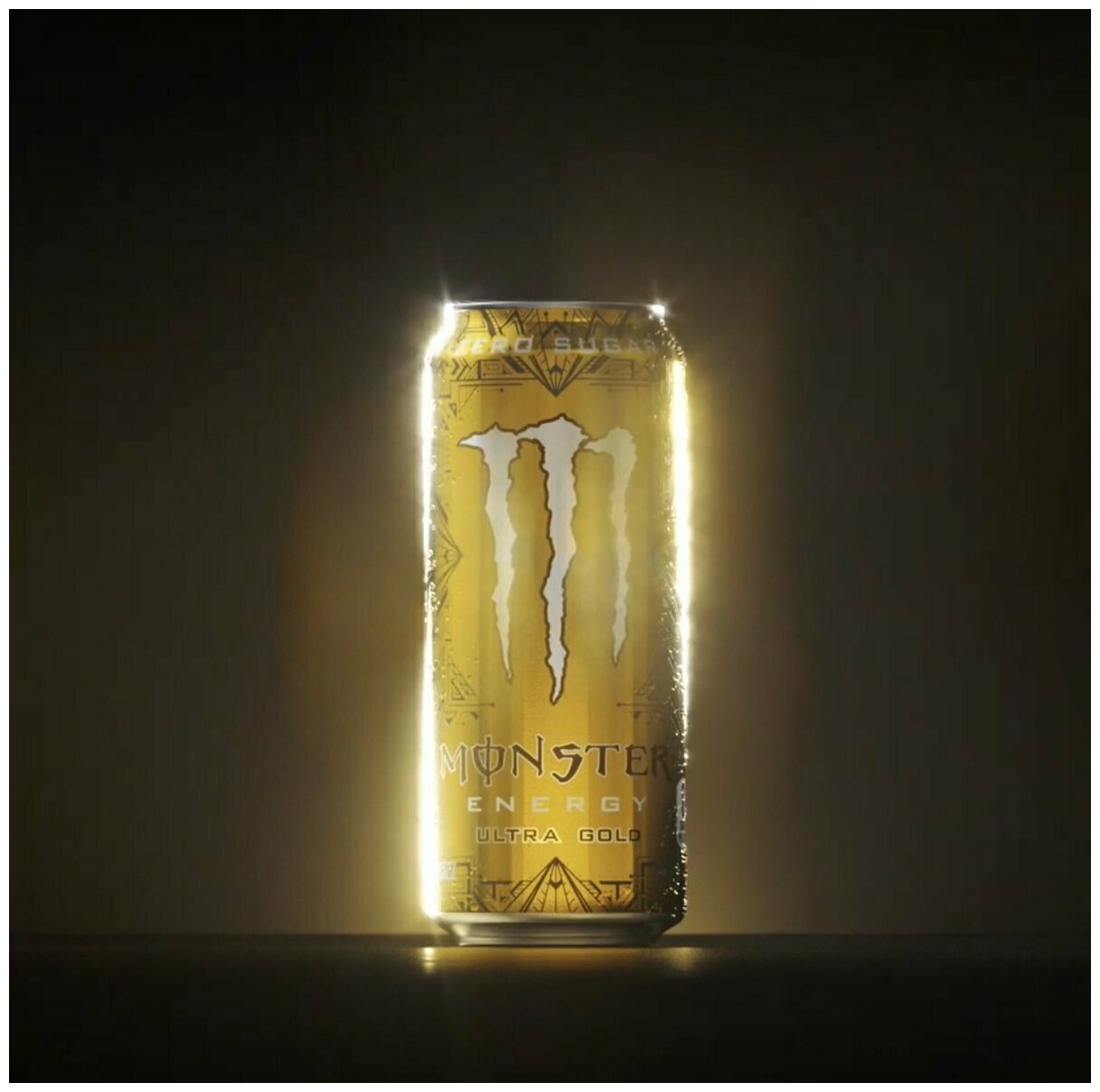 Энергетический напиток Monster Energy Ultra Gold со вкусом ананаса (Польша), 500 мл - фотография № 2