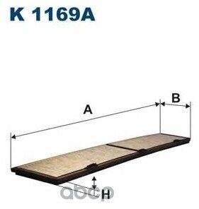 Фильтр Салона Угольный Filtron арт. K1169A