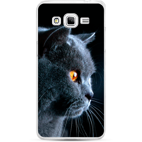 Силиконовый чехол на Samsung Galaxy Grand Prime / Самсунг Галакси Гранд Прайм Благородный кот британец