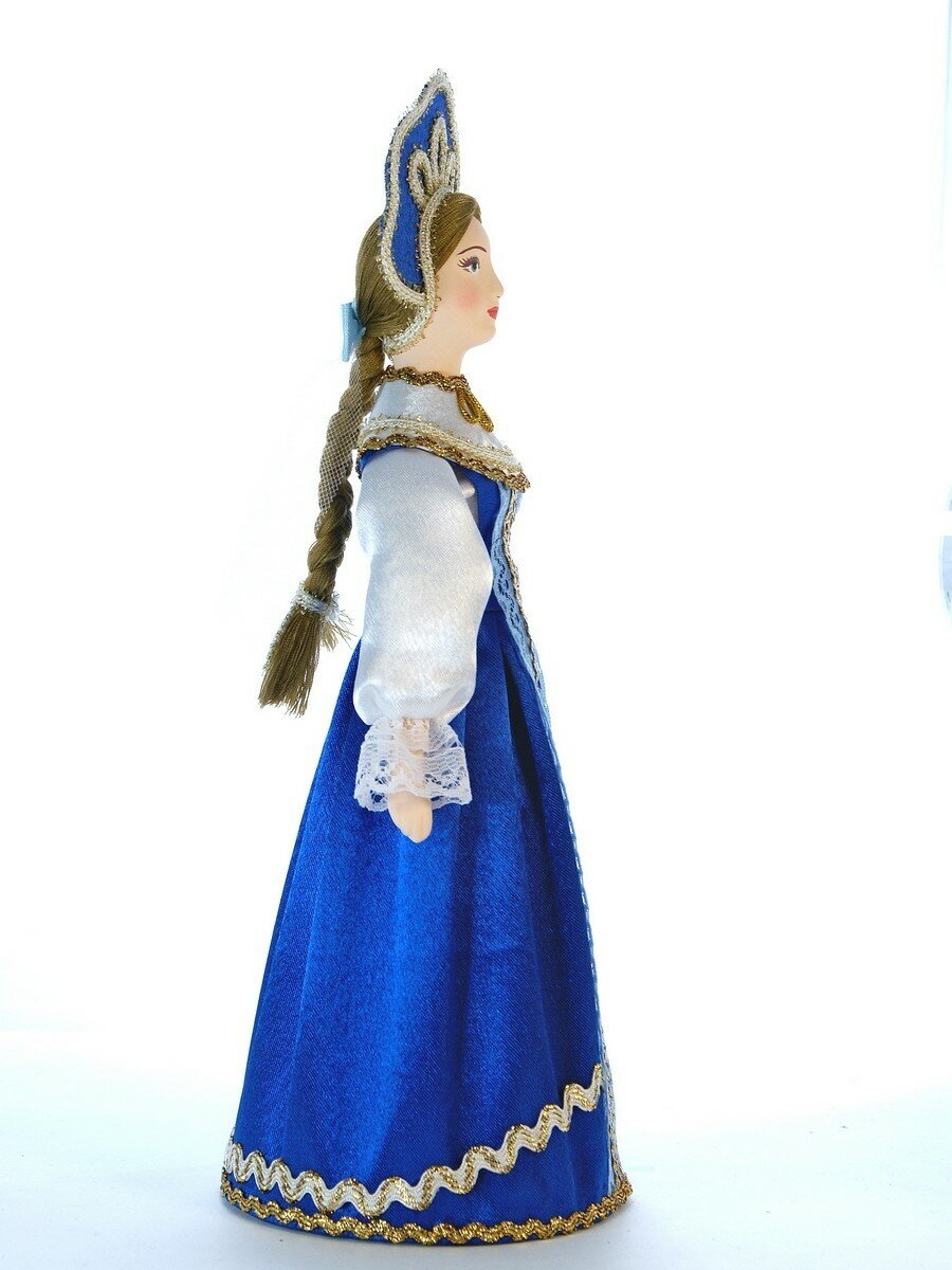 Кукла коллекционная в девичьем праздничном русском костюме