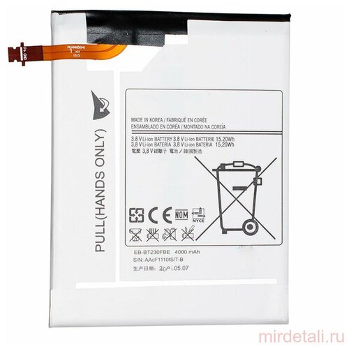 Аккумулятор EB-BT230FBE для Samsung Galaxy Tab 4 7.0 T230, T231, T235 dctenone for samsung tablet battery for samsung galaxy tab 4 7 0 7 0 t230 t231 t235 sm t230 sm t231 sm t235 battery 4000mah