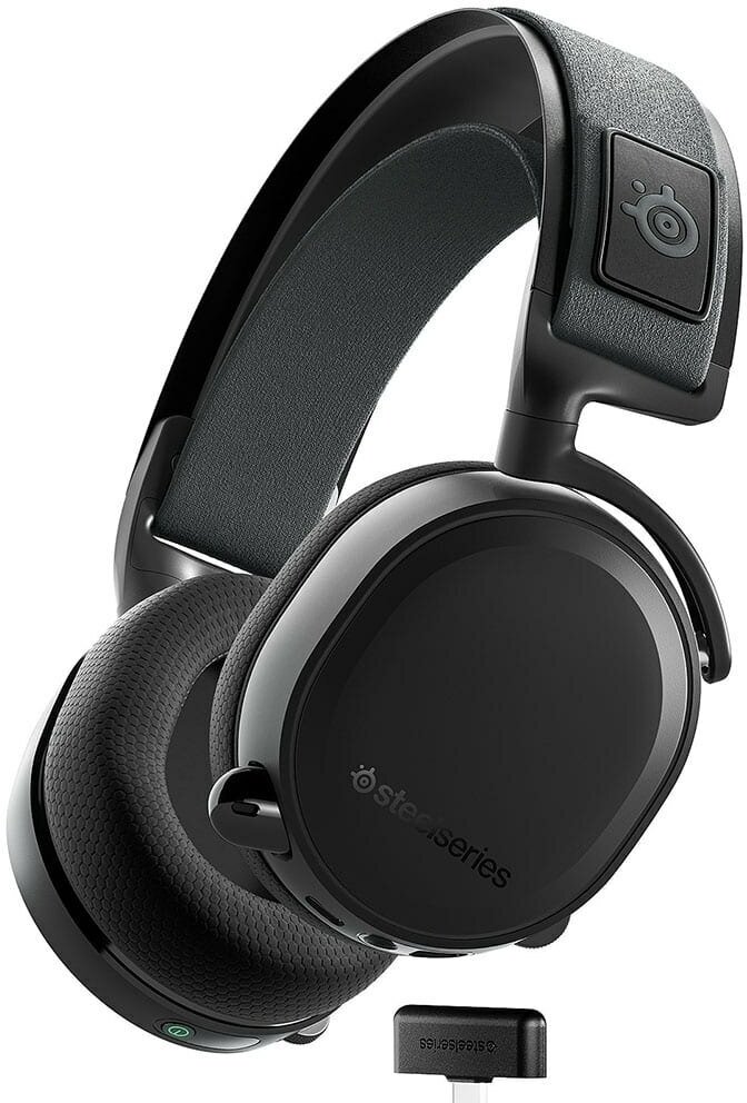 Беспроводная компьютерная гарнитура SteelSeries Arctis 7p+ , черный