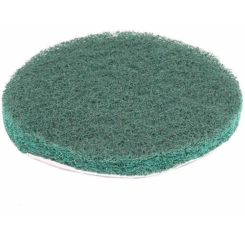 Круг скотч-брайт зеленый P240 125мм на липучке ANROKEY