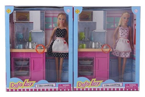 Кукла 8439 На кухне Defa Lusy