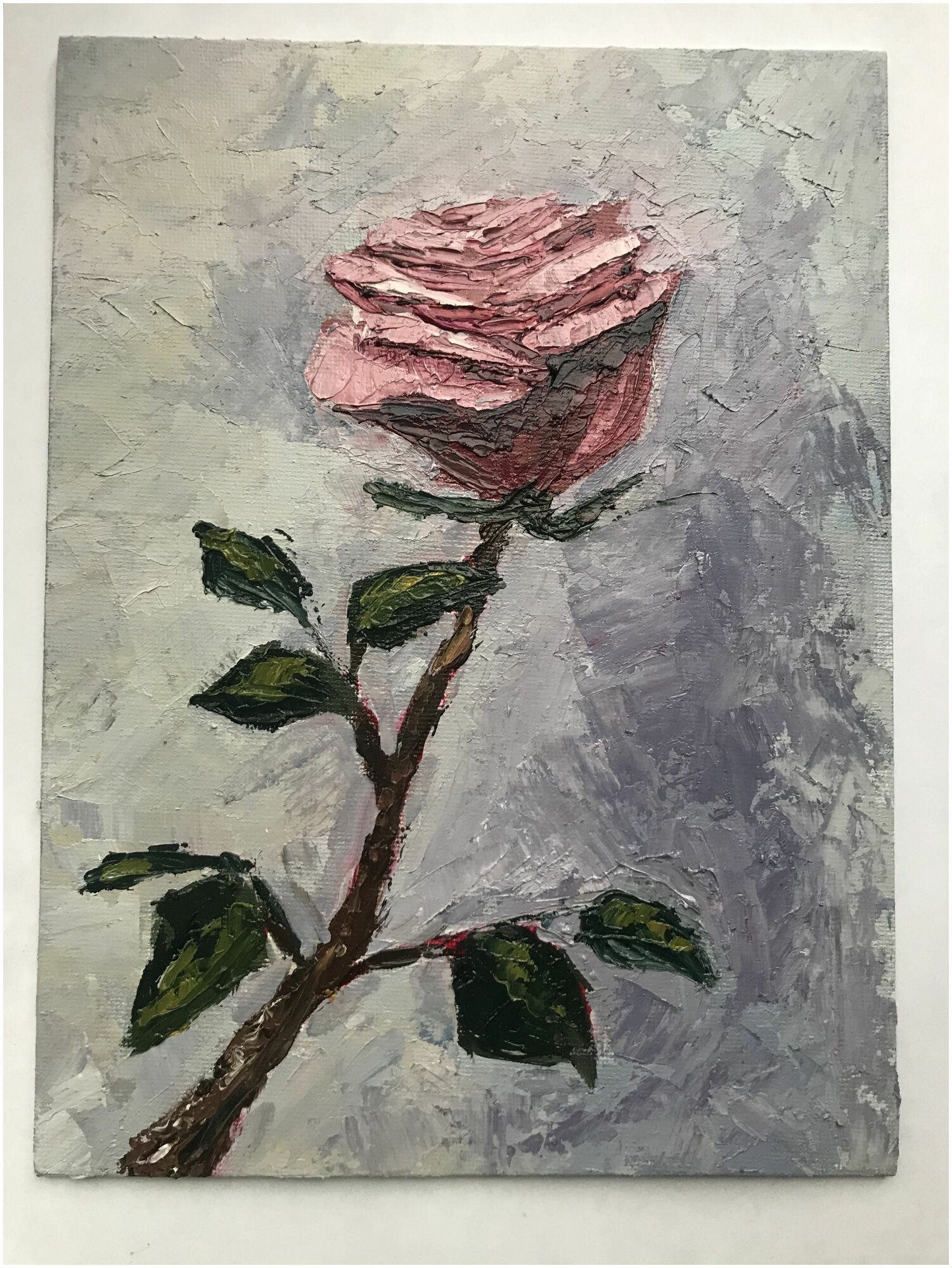 Картина маслом Роза