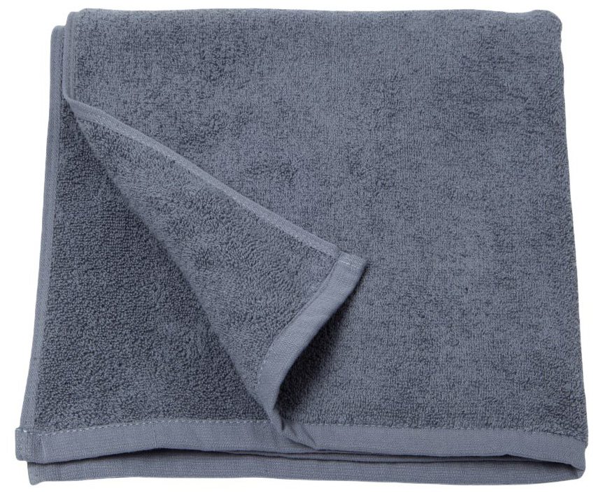 Махровое полотенце Sandal "люкс" 70*140 см., цвет - серый - фотография № 1
