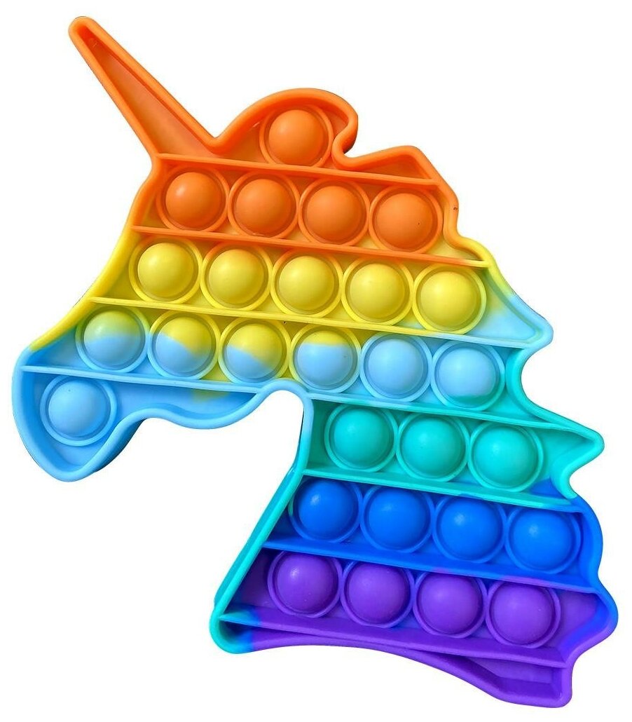 PrioritY АКС-1427 Изделие полимерное "Антистресс" (Единорог радужный – 1)