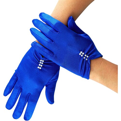 Перчатки , демисезон/лето, размер 17см, синий