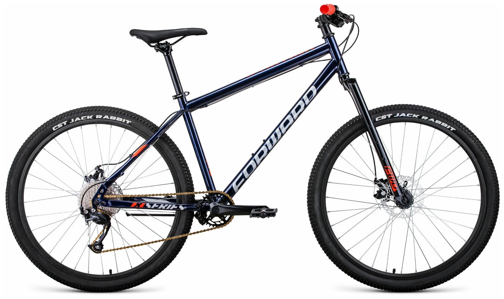 Велосипед 27,5" Forward Sporting 27,5 X D Темно-синий/Красный 2022 г:19" RBK22FW27889 .