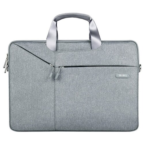 Сумка для ноутбука WiWU City commuter bag 13,3, светло-серый сумка wiwu gent business handbag 15 6 grey