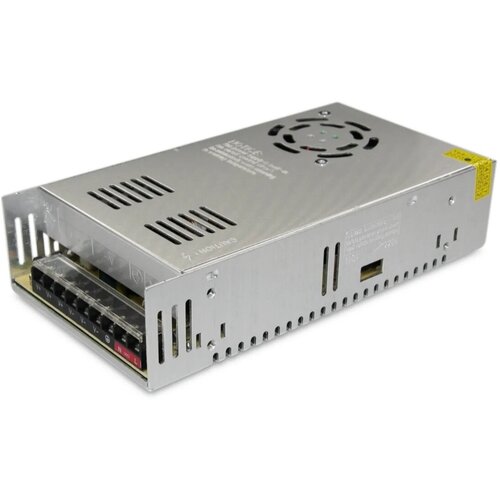 Импульсный блок питания 12V,400W, 33.33A, IP20 с вентилятором.