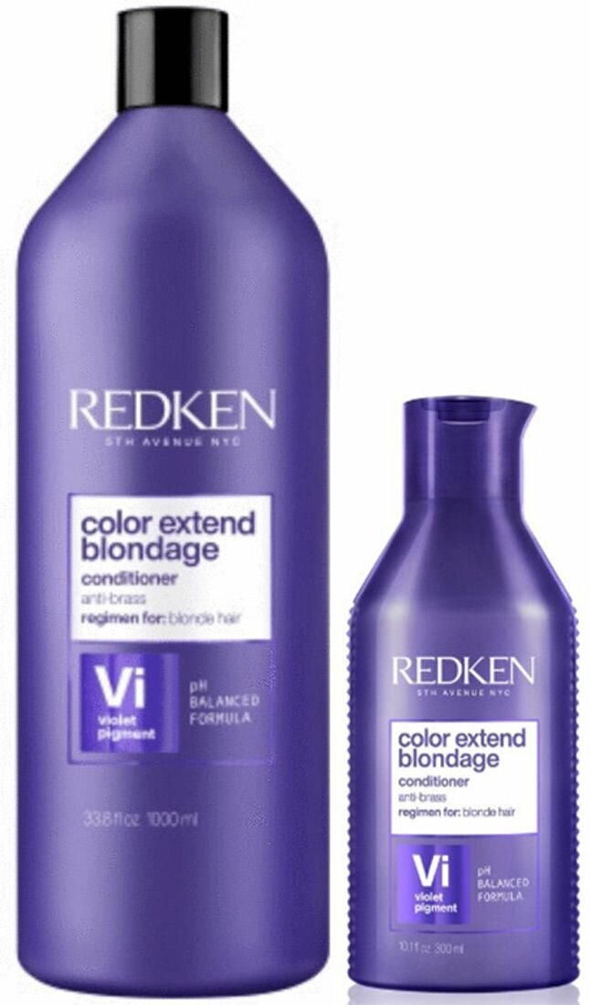 Redken Кондиционер с ультрафиолетовым пигментом для оттенков блонд, 300 мл (Redken, ) - фото №5