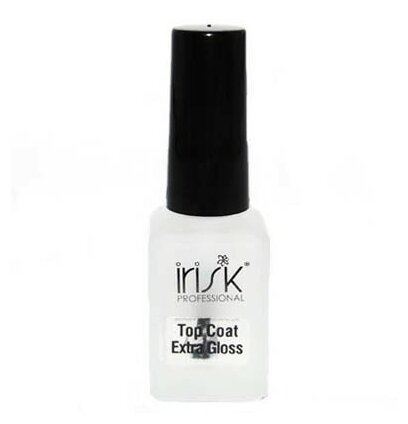 Irisk, Top Coat Extra Gloss - закрепитель для лака Экстра блеск, 8 мл