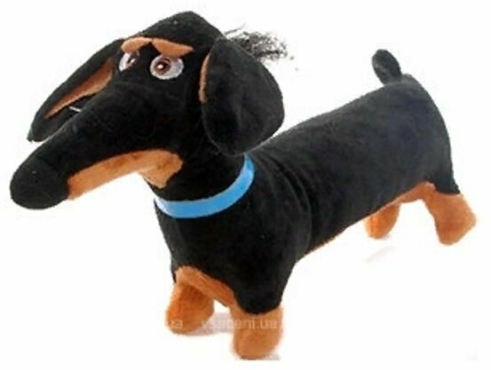 Мягкая игрушка собака Такса Бадди. 50 см.