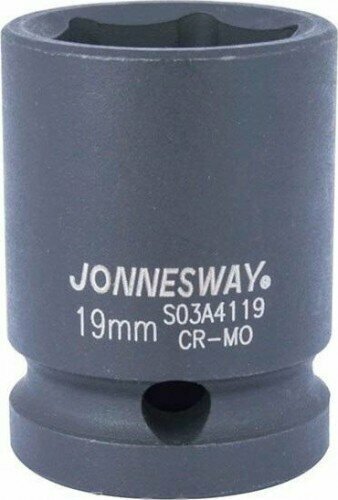 Головка торцевая ударная Jonnesway глубокая 1/2"DR 19мм S03AD4119 - фото №9