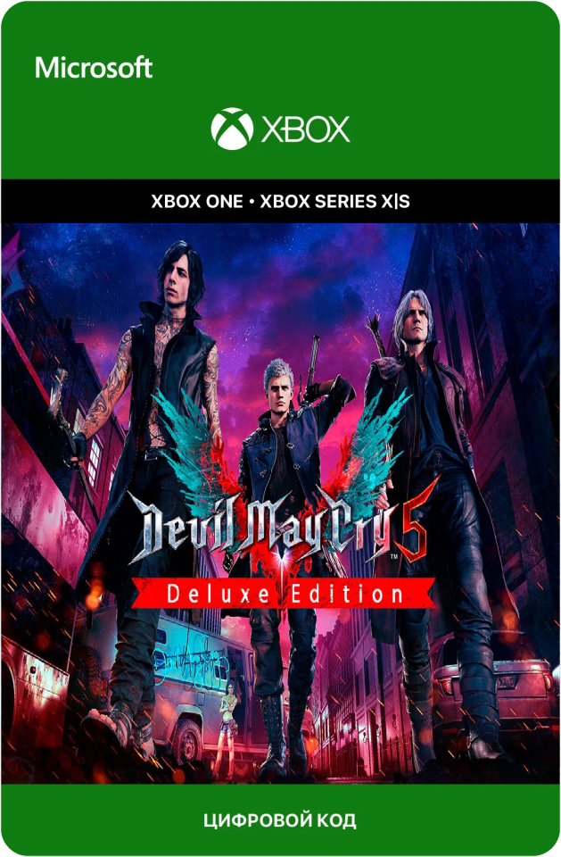 Игра Devil May Cry 5 Deluxe Edition + Vergil для Xbox One/Series X|S (Турция), русский перевод, электронный ключ