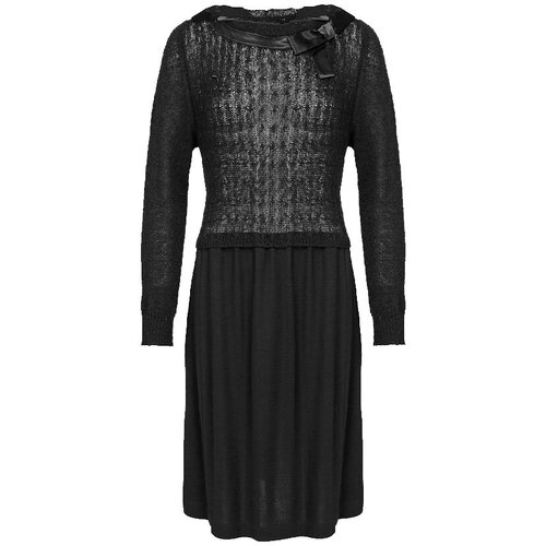 фото Платье max mara, в классическом стиле, размер 46, черный