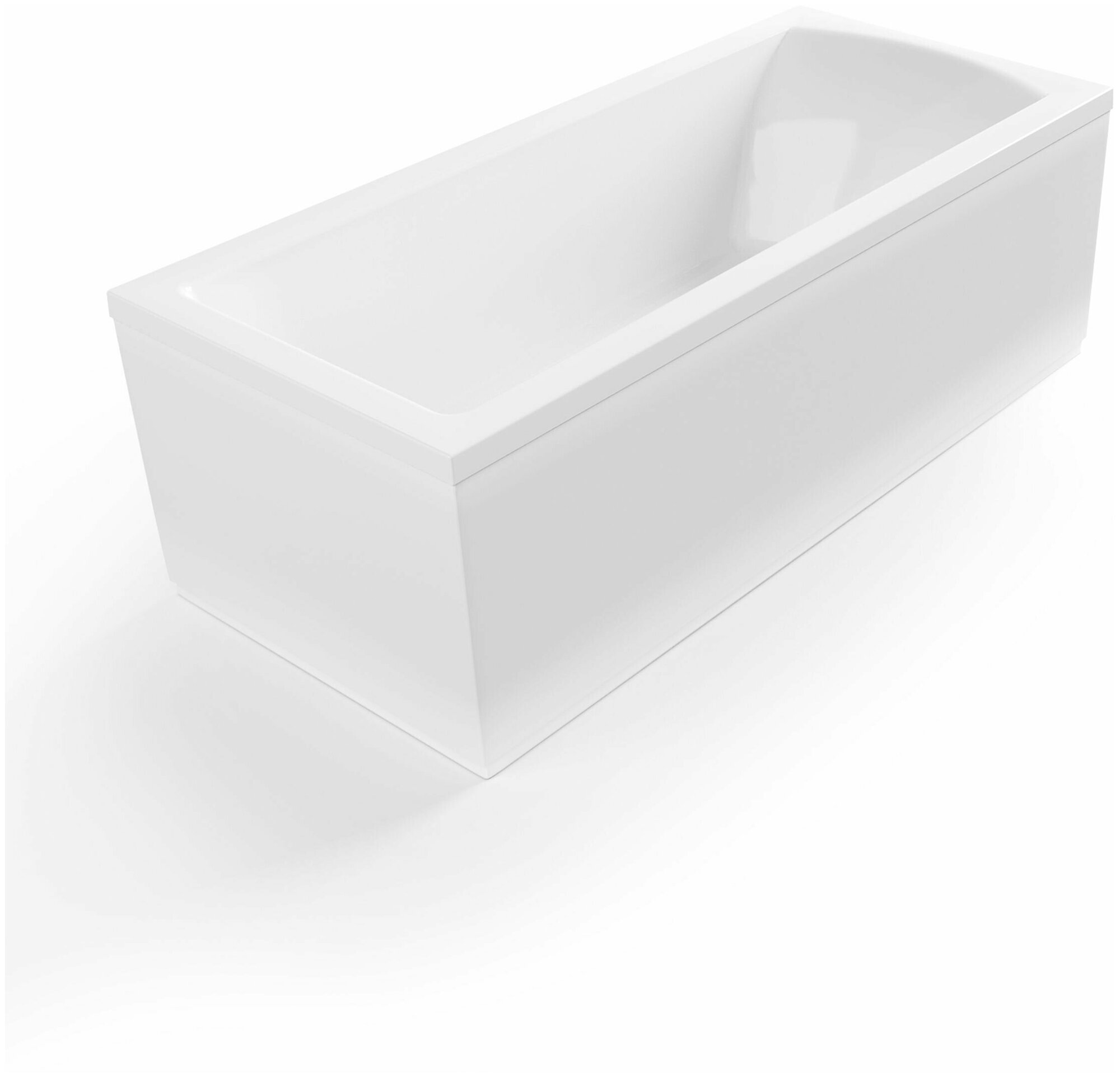 Ванна акриловая Ривьера MIRSANT 180*80 белая "Premium"