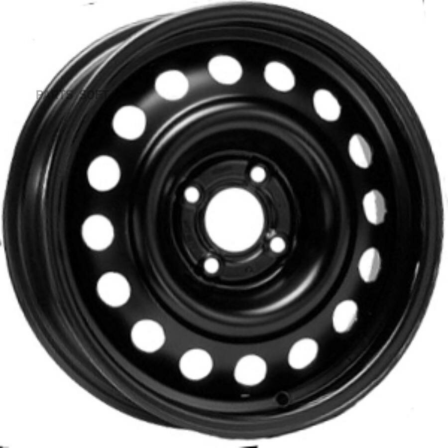 Диск штампованный R16 6.5J 4x108 D65.1 ET23 9493 BLACK TREBL / арт. 9138158 - (1 шт)