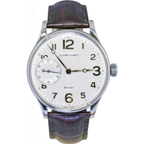 наручные часы jeanrichard черный серый Наручные часы JEANRICHARD, коричневый, белый